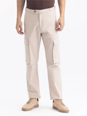 Fawn Cotton Stretch Cargo Pant