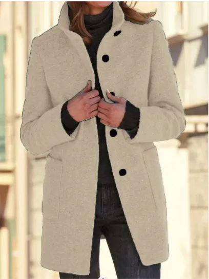 Felicity - stilvoller & eleganter button-down-mantel
