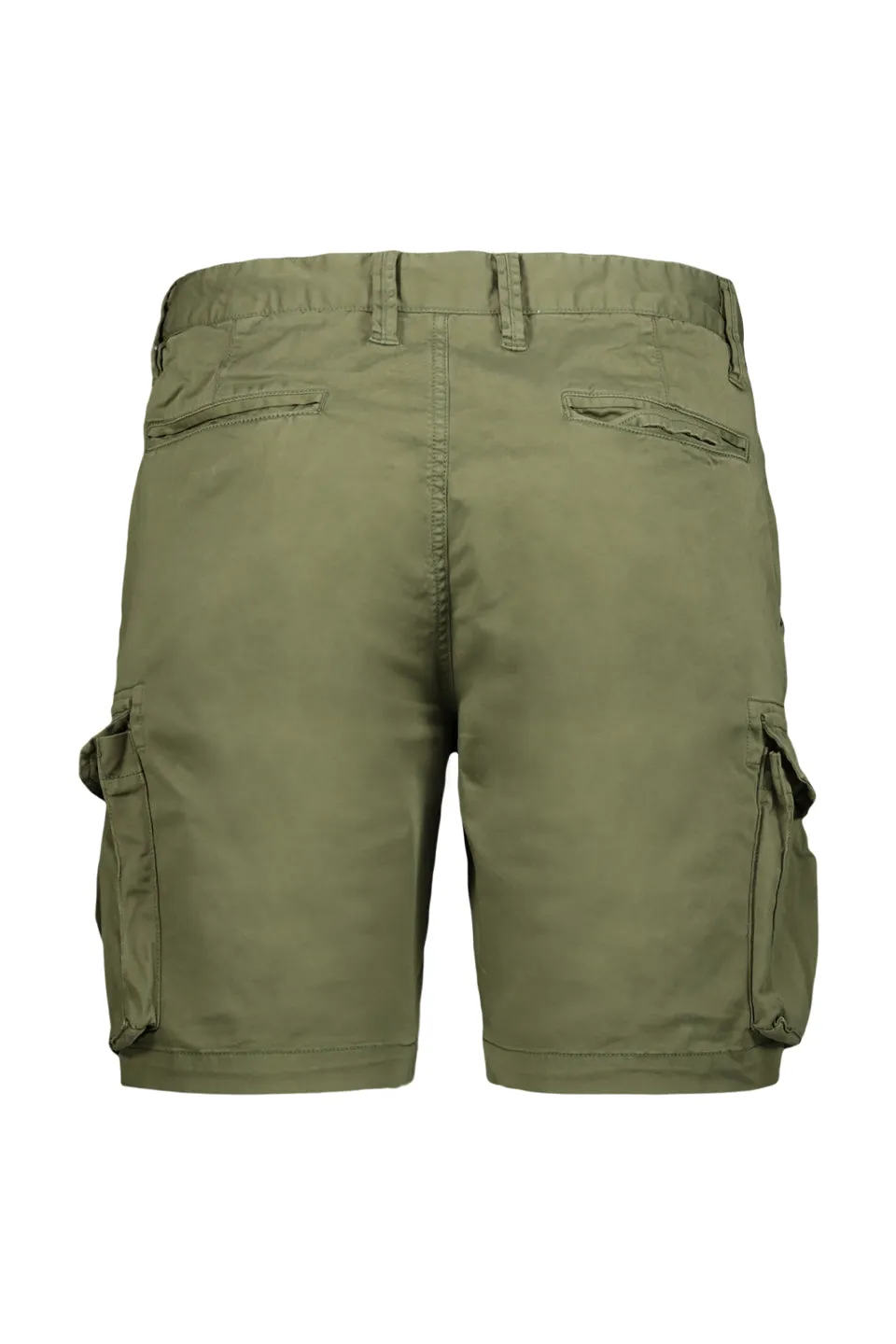 Fitted Cargo Shorts In Khaki
