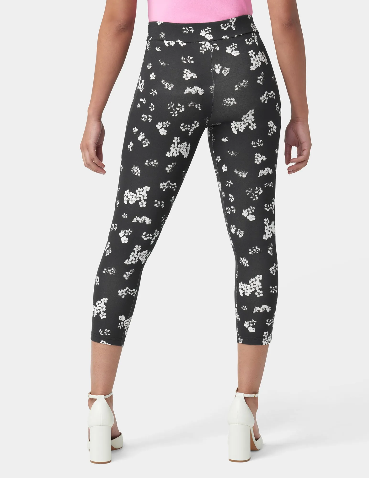 Floral Cotton Capri