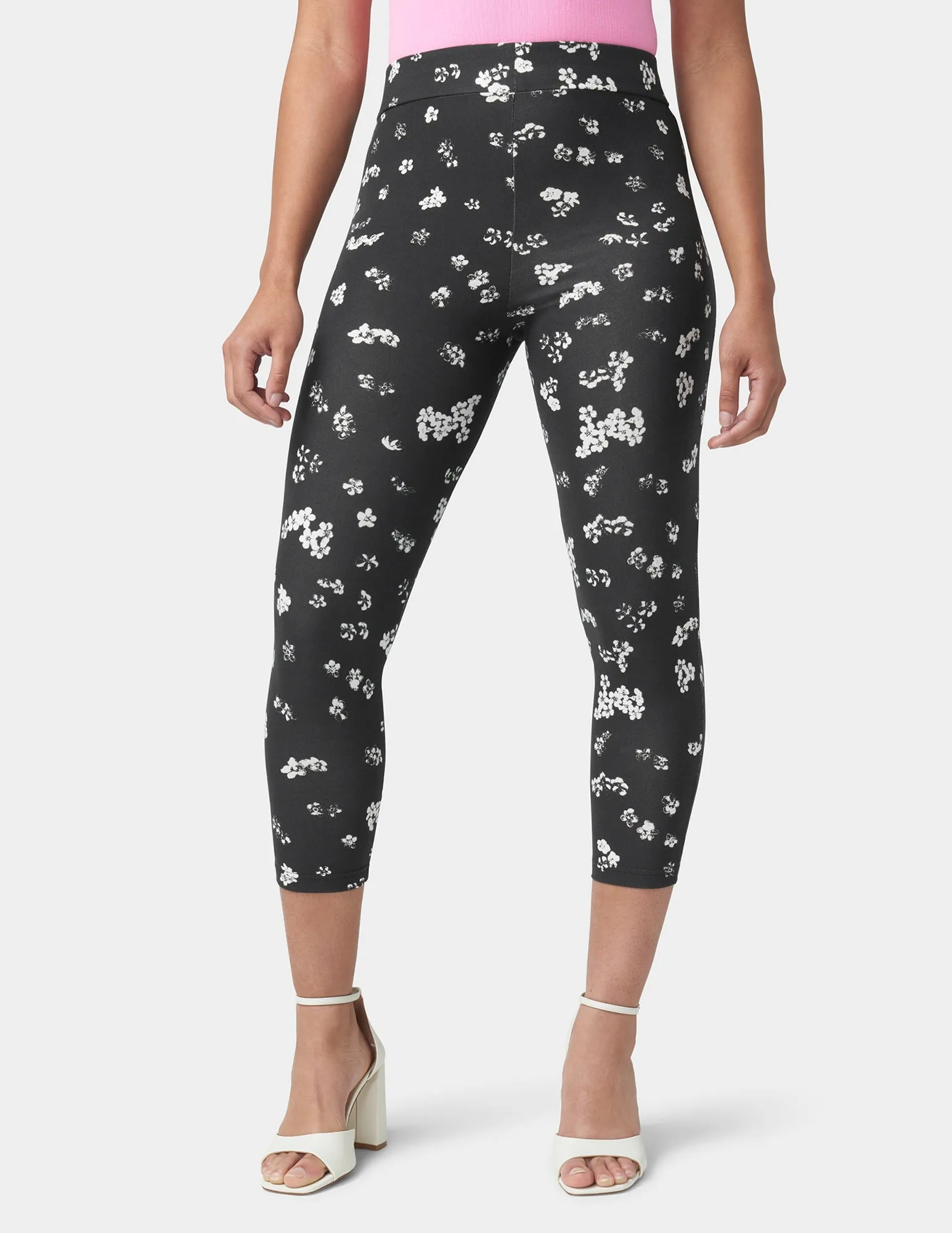Floral Cotton Capri