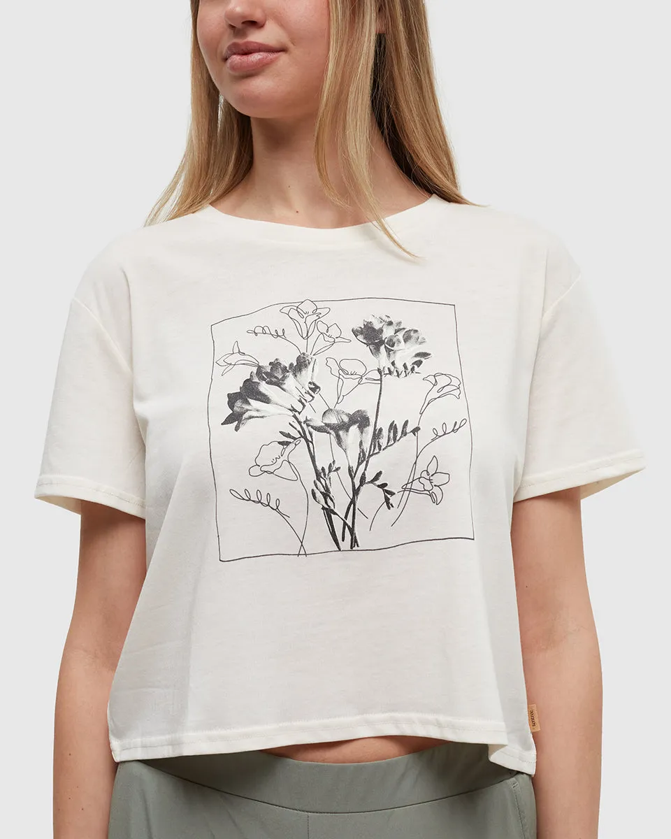 Floral Crop T-Shirt