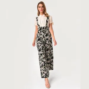 Floral High Waisted Suspenders