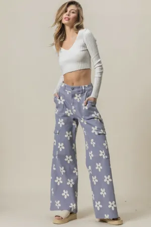FLOWER POWER CARGO PANTS