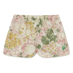 Flowers White Calm Pants