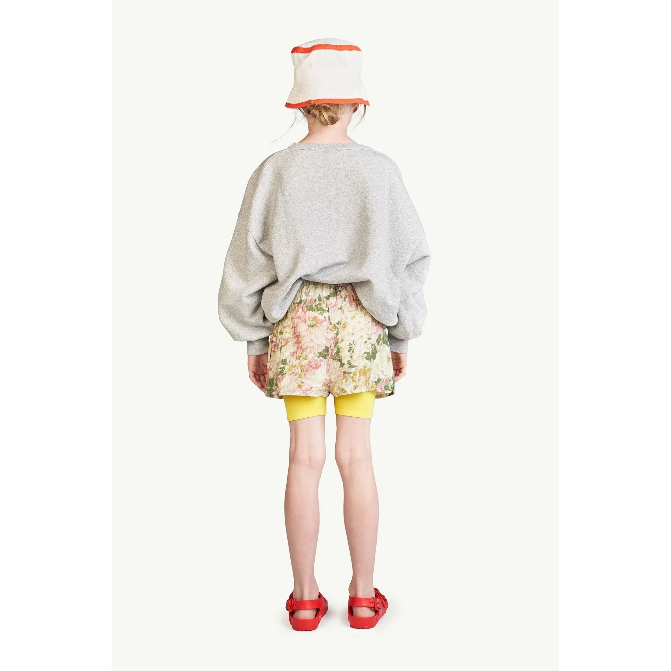 Flowers White Calm Pants