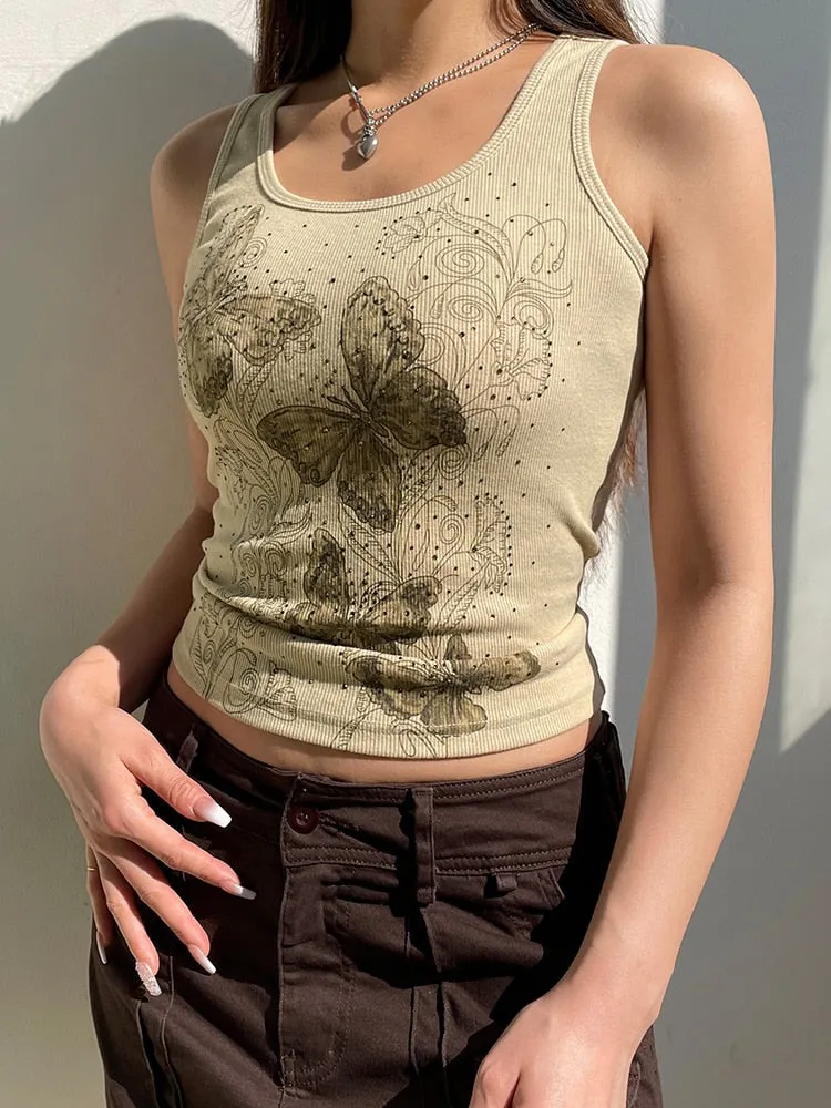 Flutter Y2k Tank Top