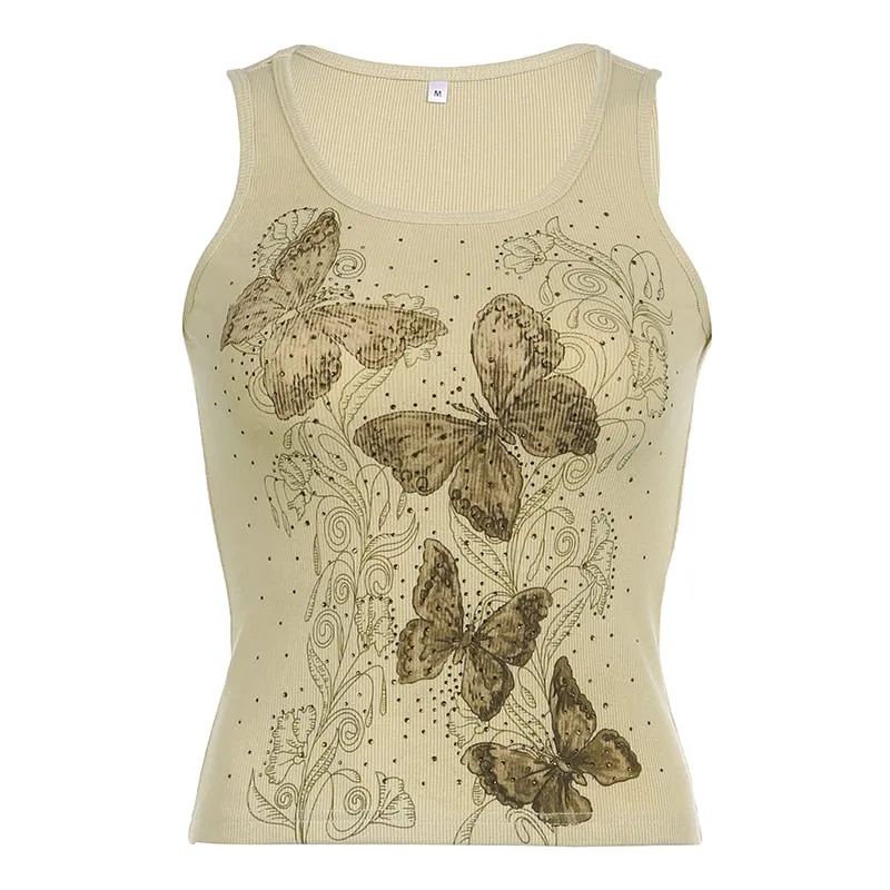 Flutter Y2k Tank Top