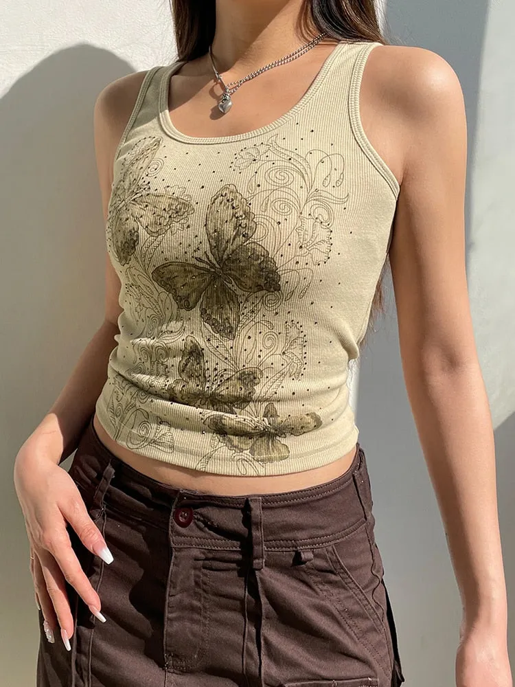Flutter Y2k Tank Top