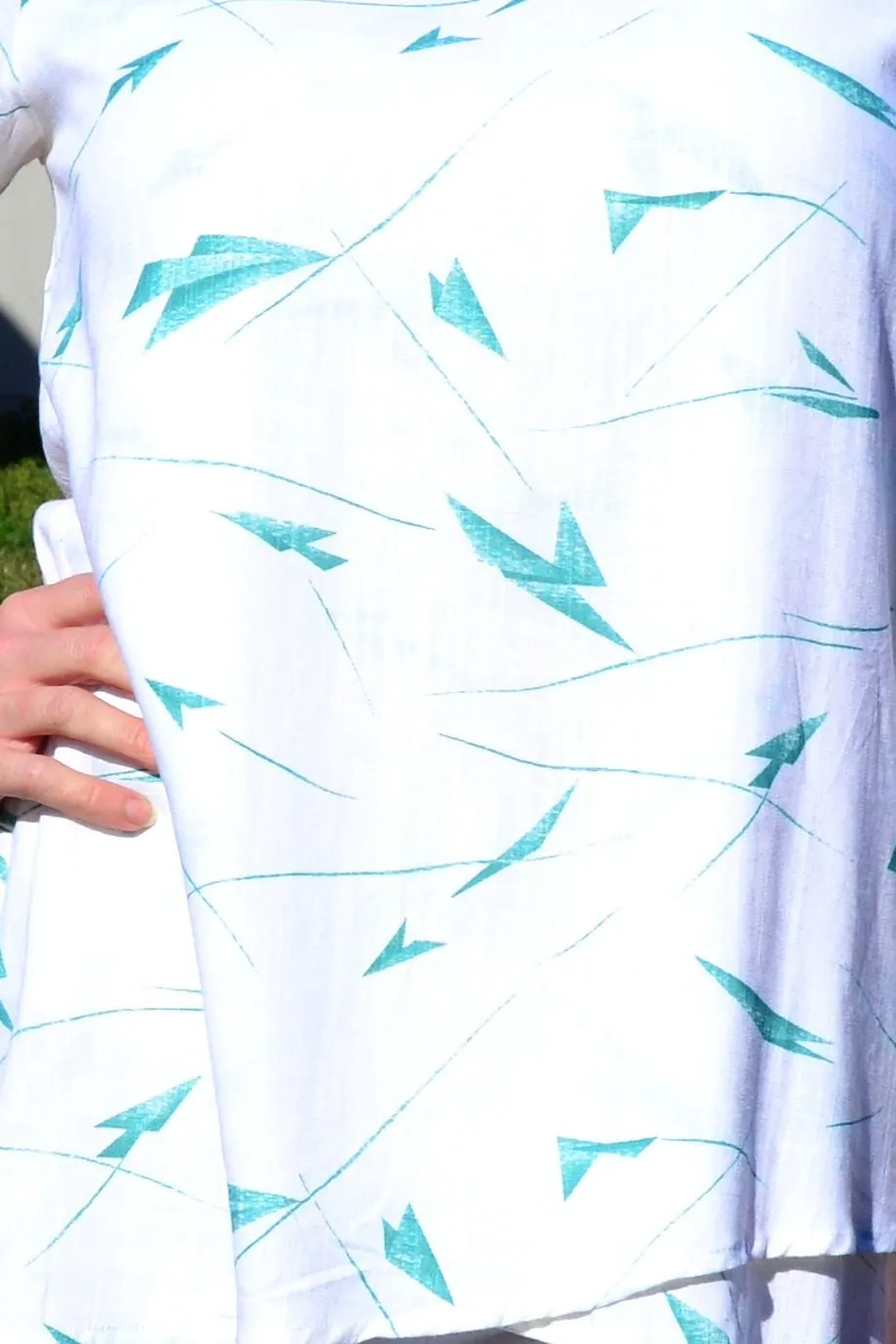 Fly Away Linen Cotton Tunic Top