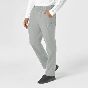 Force Essentials C56113 Men's Straight Leg Cargo Scrub Pants Grey