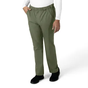 Force Essentials C56113 Men's Straight Leg Cargo Scrub Pants Olive