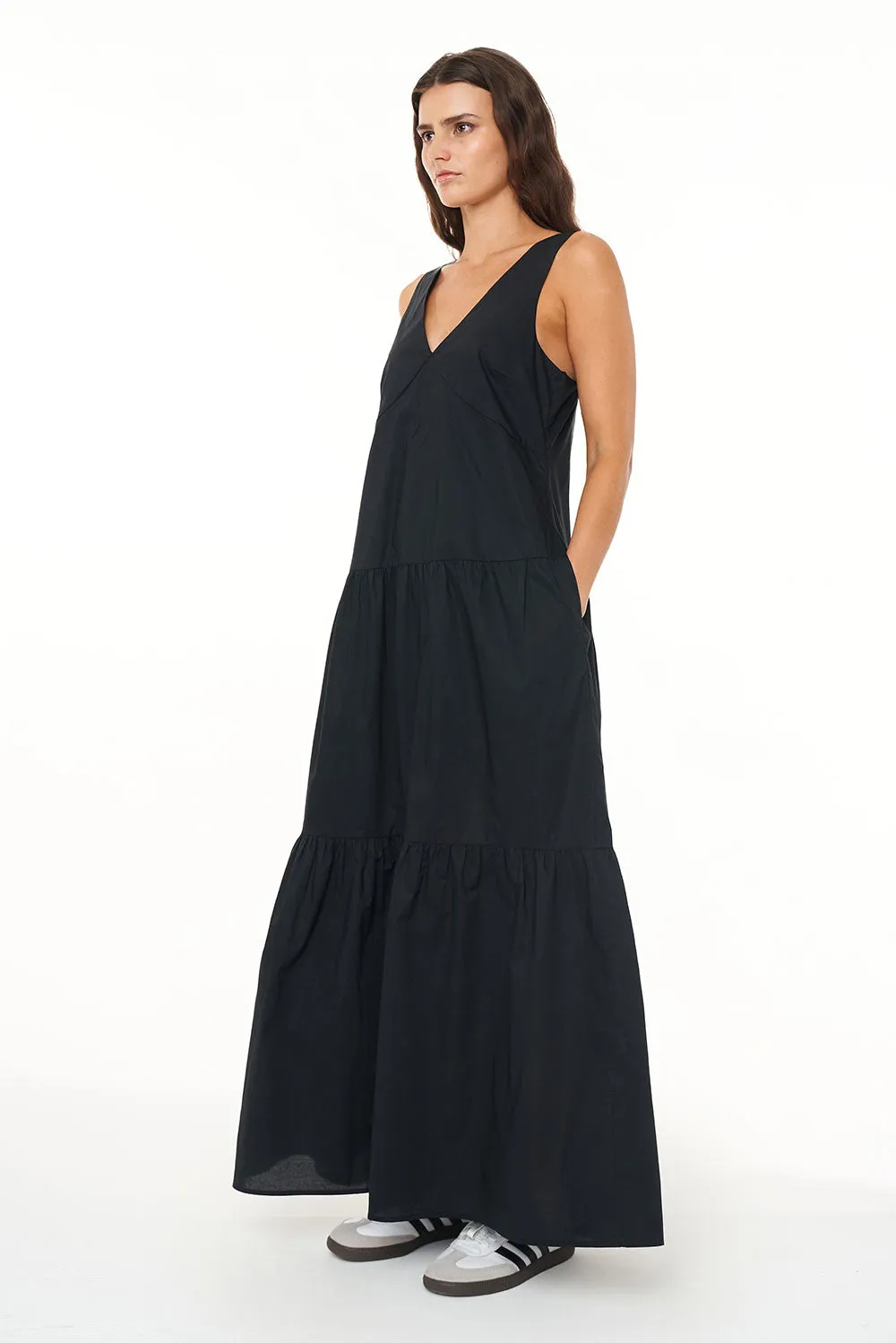 FREIDA MAXI DRESS - BLACK