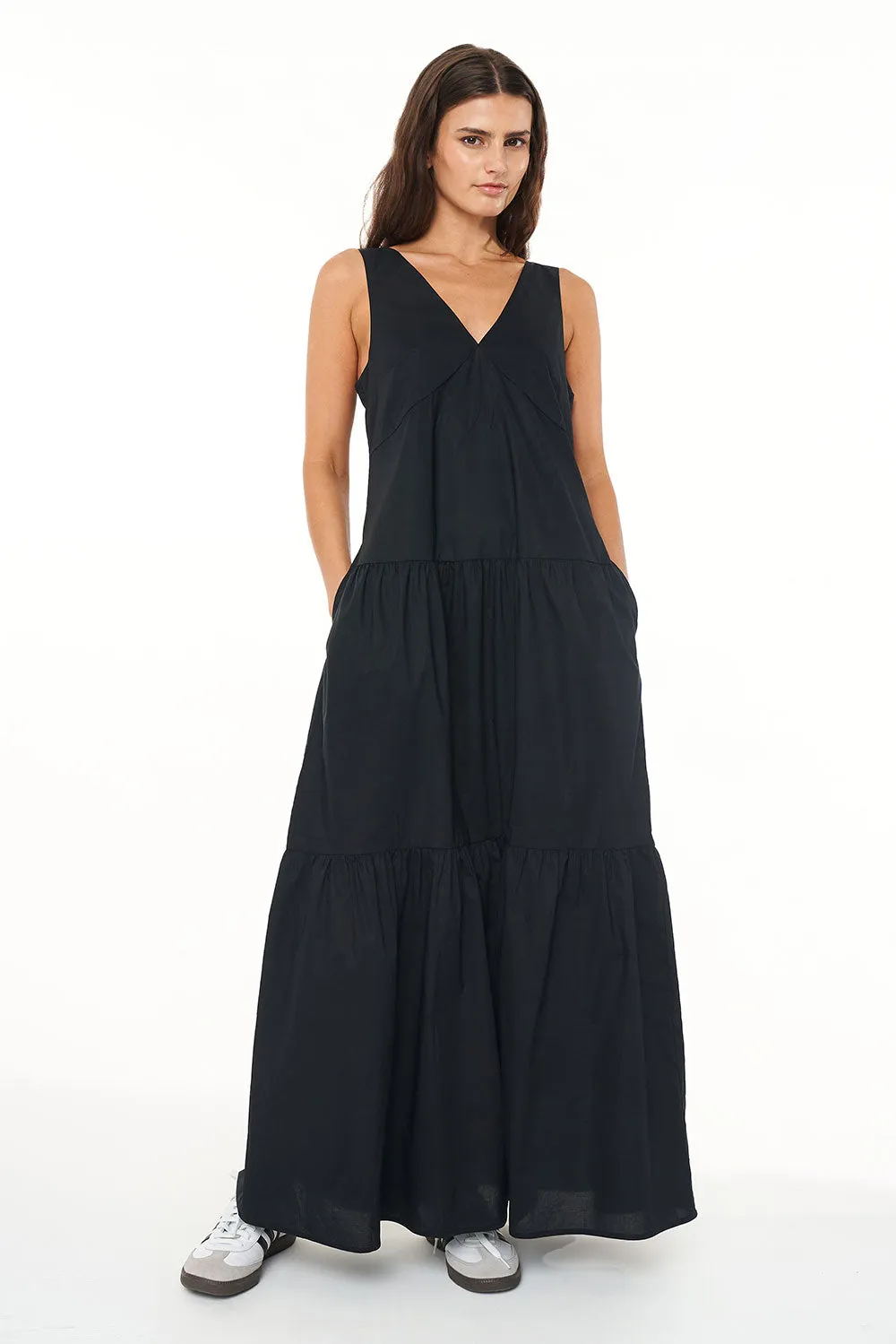 FREIDA MAXI DRESS - BLACK