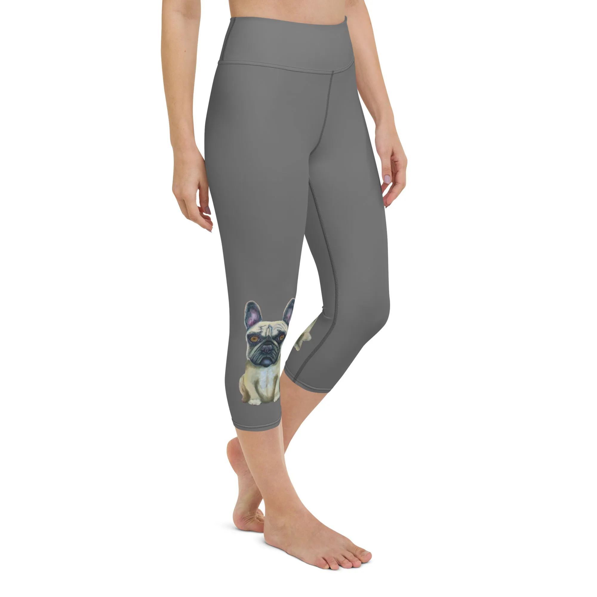 French Bulldog Yoga Capri Leggings