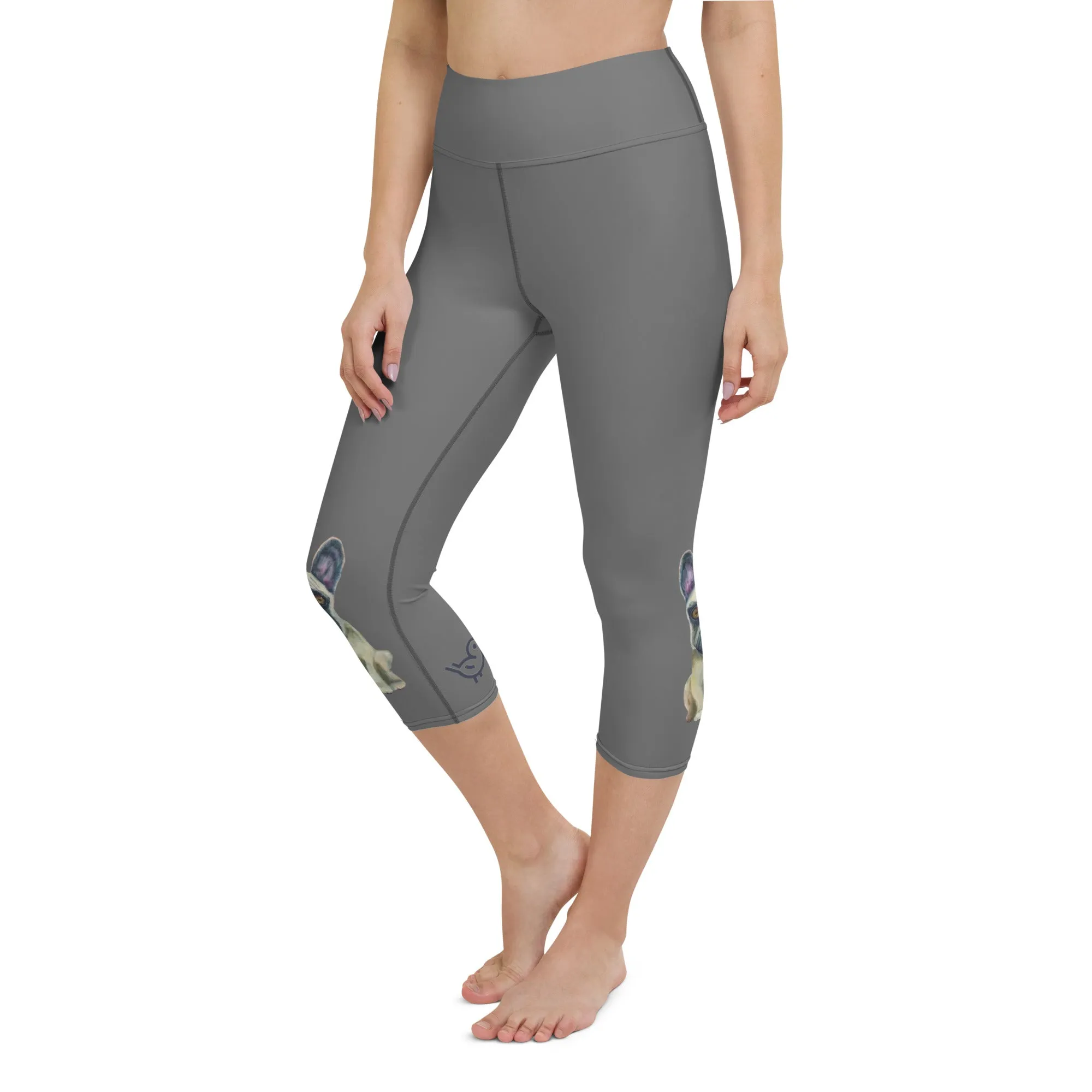 French Bulldog Yoga Capri Leggings
