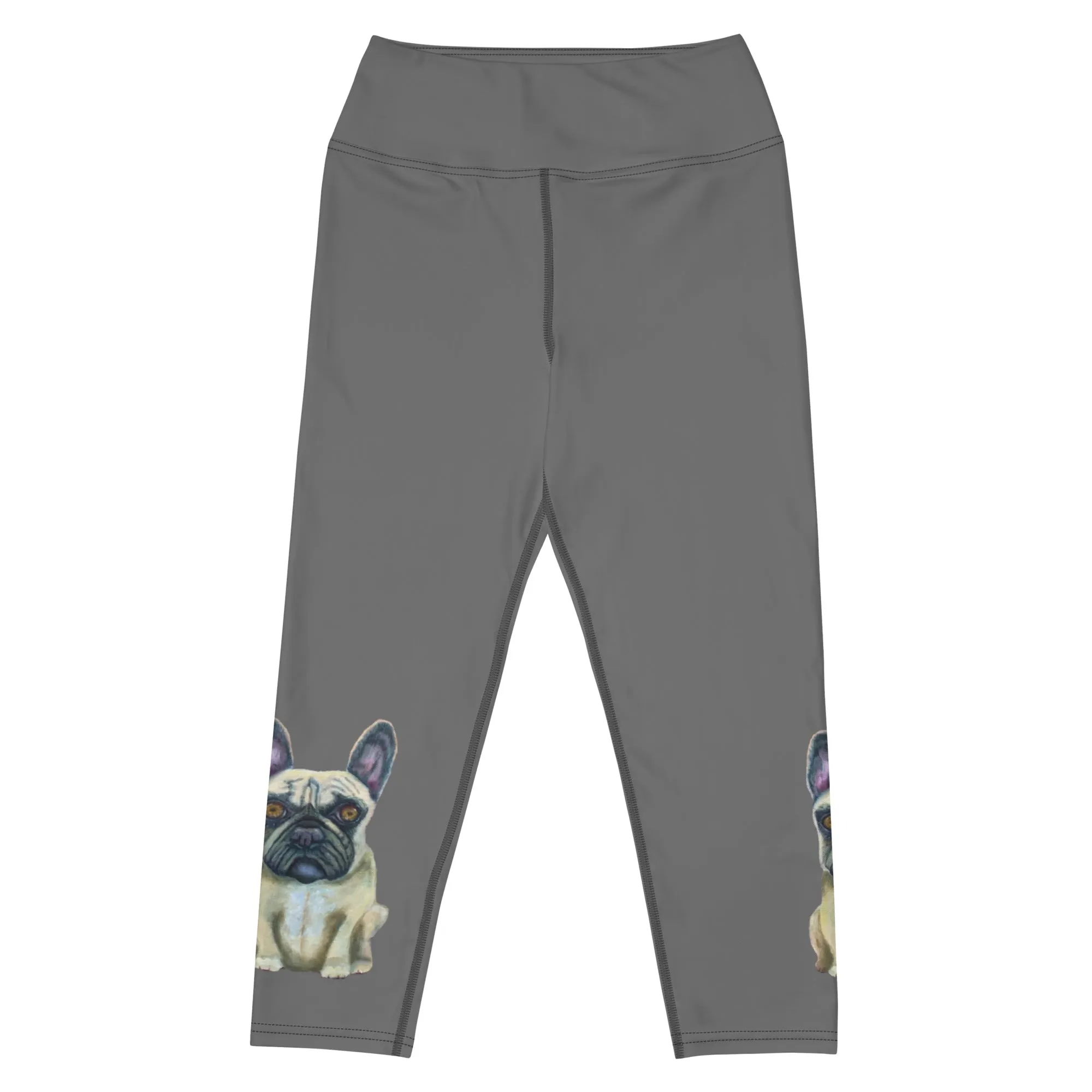 French Bulldog Yoga Capri Leggings