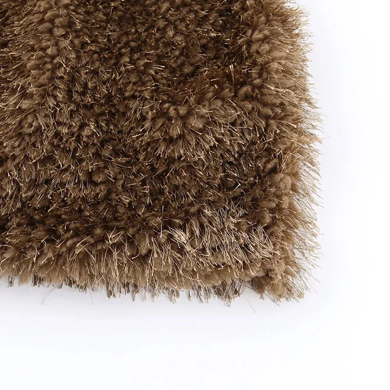 Fur Sexy Backless Mini Wrap Dress