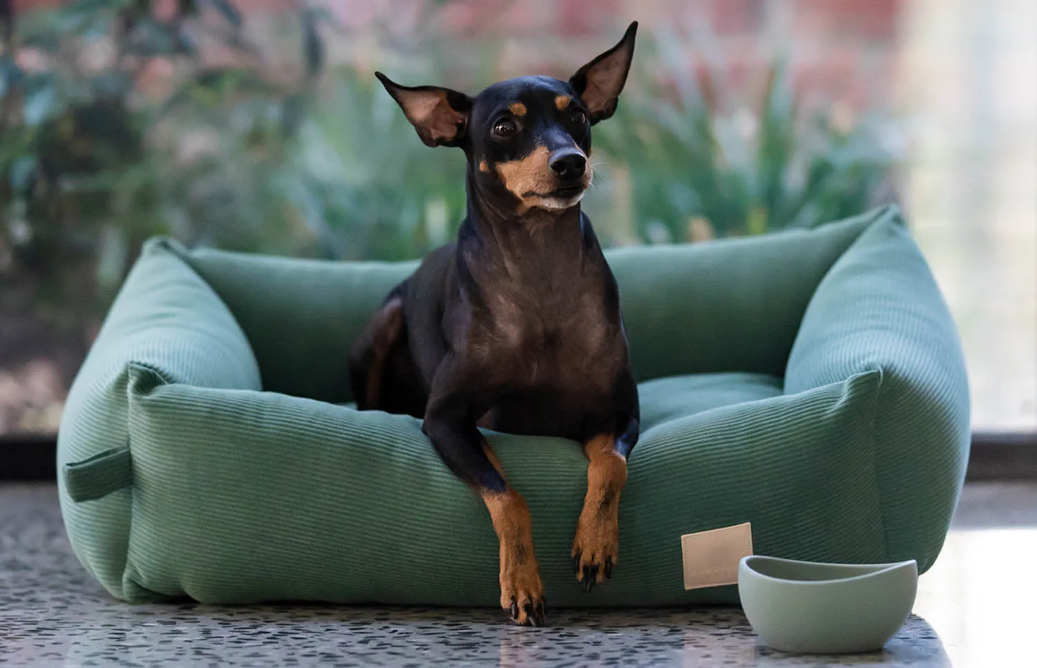 FuzzYard Life Corduroy Bed - Myrtle Green