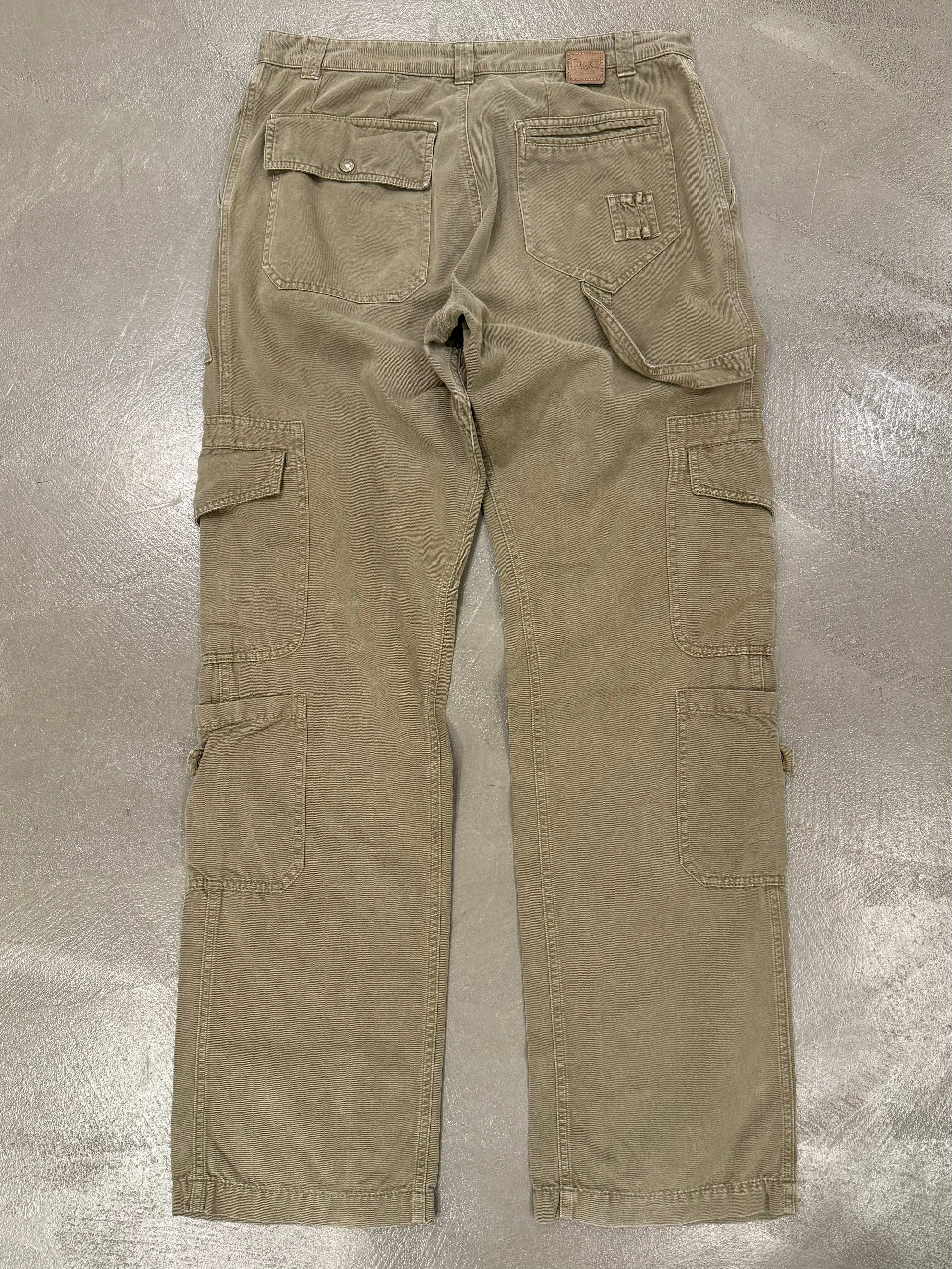 F/W 2003 Dolce & Gabbana  cargo carpenter army pants