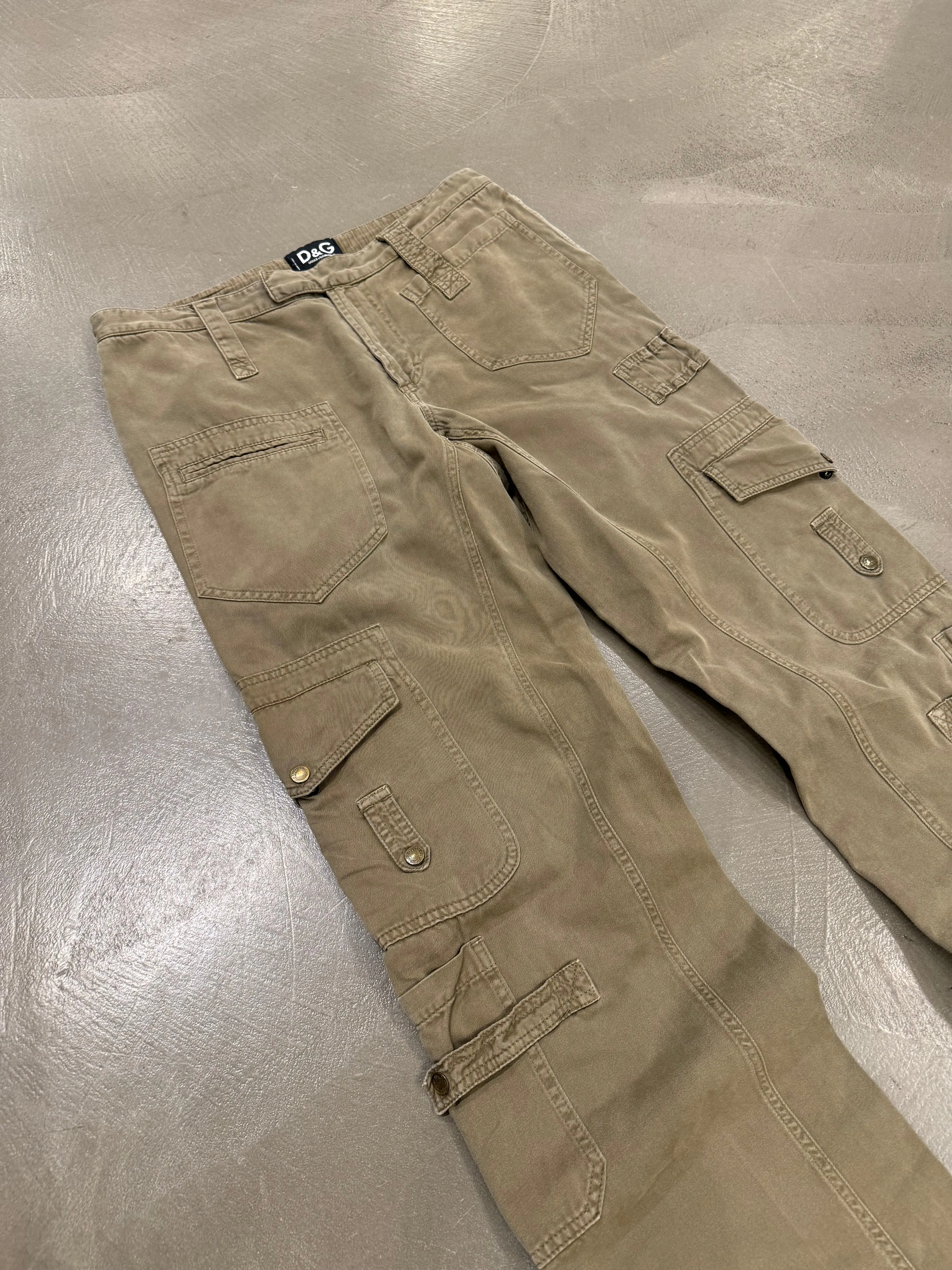 F/W 2003 Dolce & Gabbana  cargo carpenter army pants