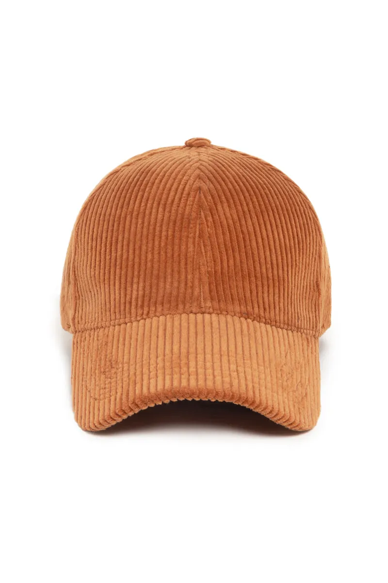 FWCAP114 - Solid Corduroy Baseball Hat