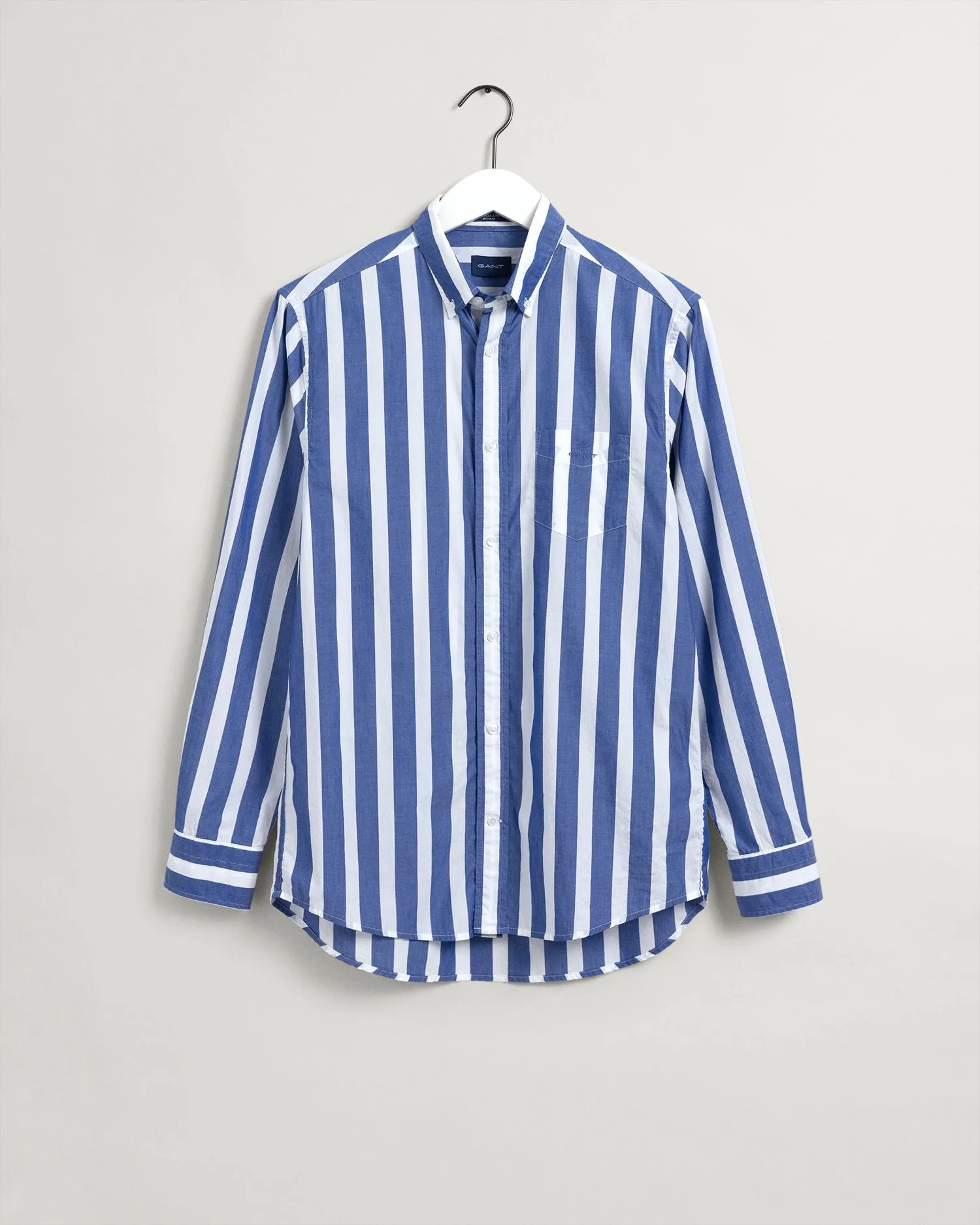 Gant Men's Regular Fit Wide Stripe Poplin Shirt - 2 Colours