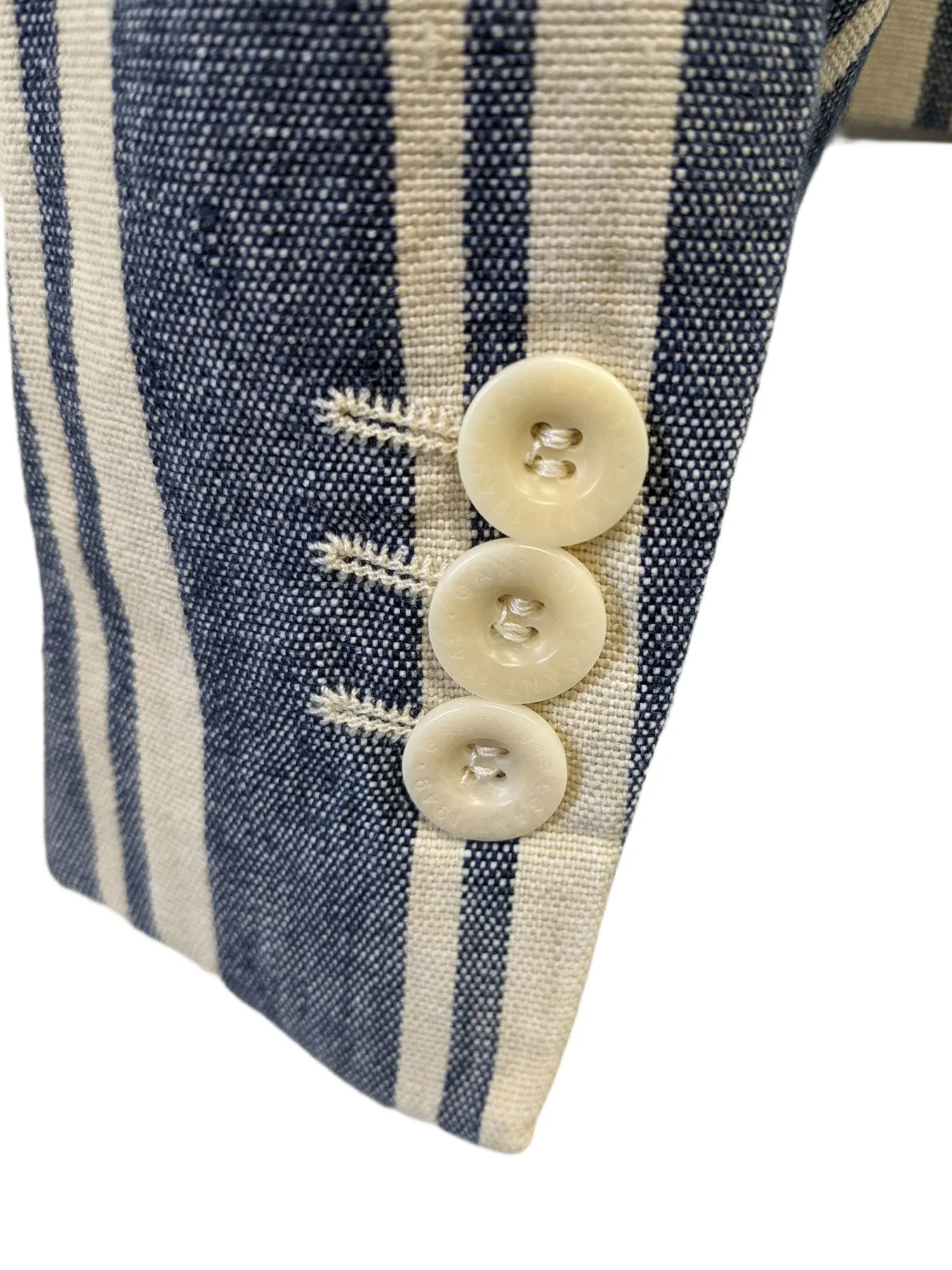 GANT Women's Denim Dream Vintage Striped Blazer $495 Retail NWT