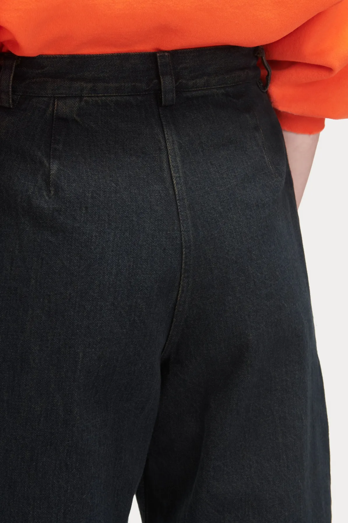 Garra Pant in Brown Overdyed Mission Denim