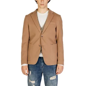 Gianni Lupo Beige Cotton Blazer