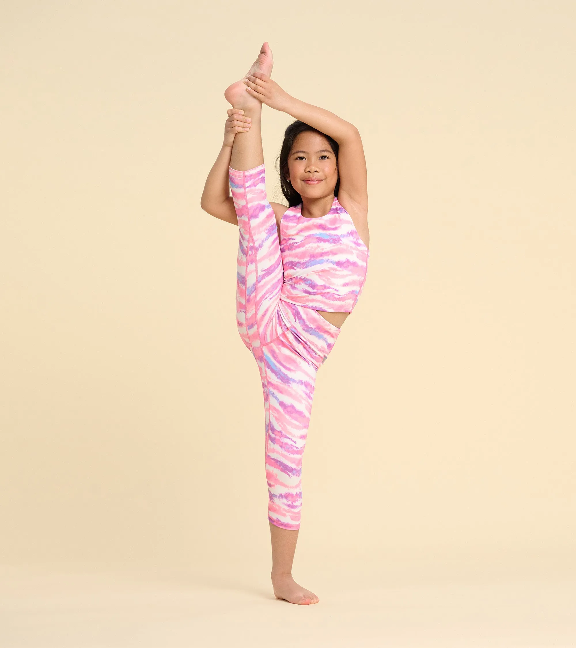 Girls Candy Ombre Active Capris