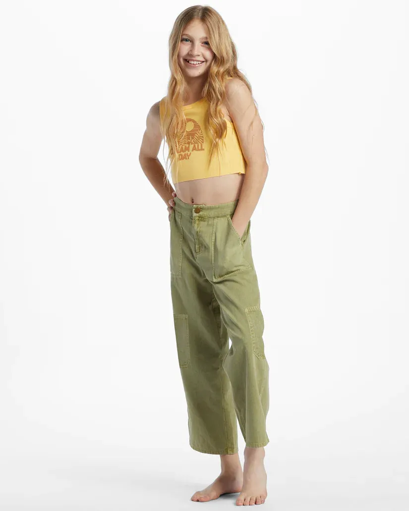 Girl's Youth Tomboy Cargo Pants