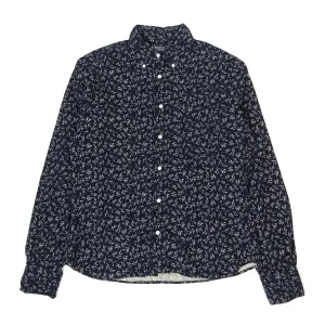 Gitman Vintage Corduroy Floral Shirt Size Medium