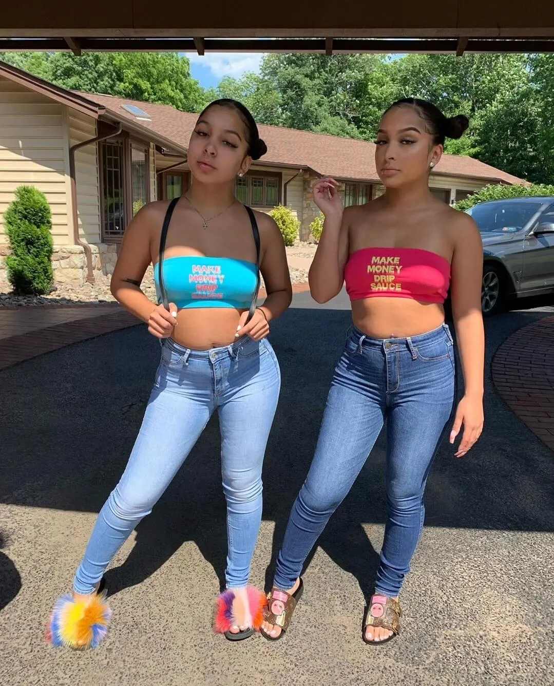 Glitter Make Money Drip Sauce | Bandeau Top