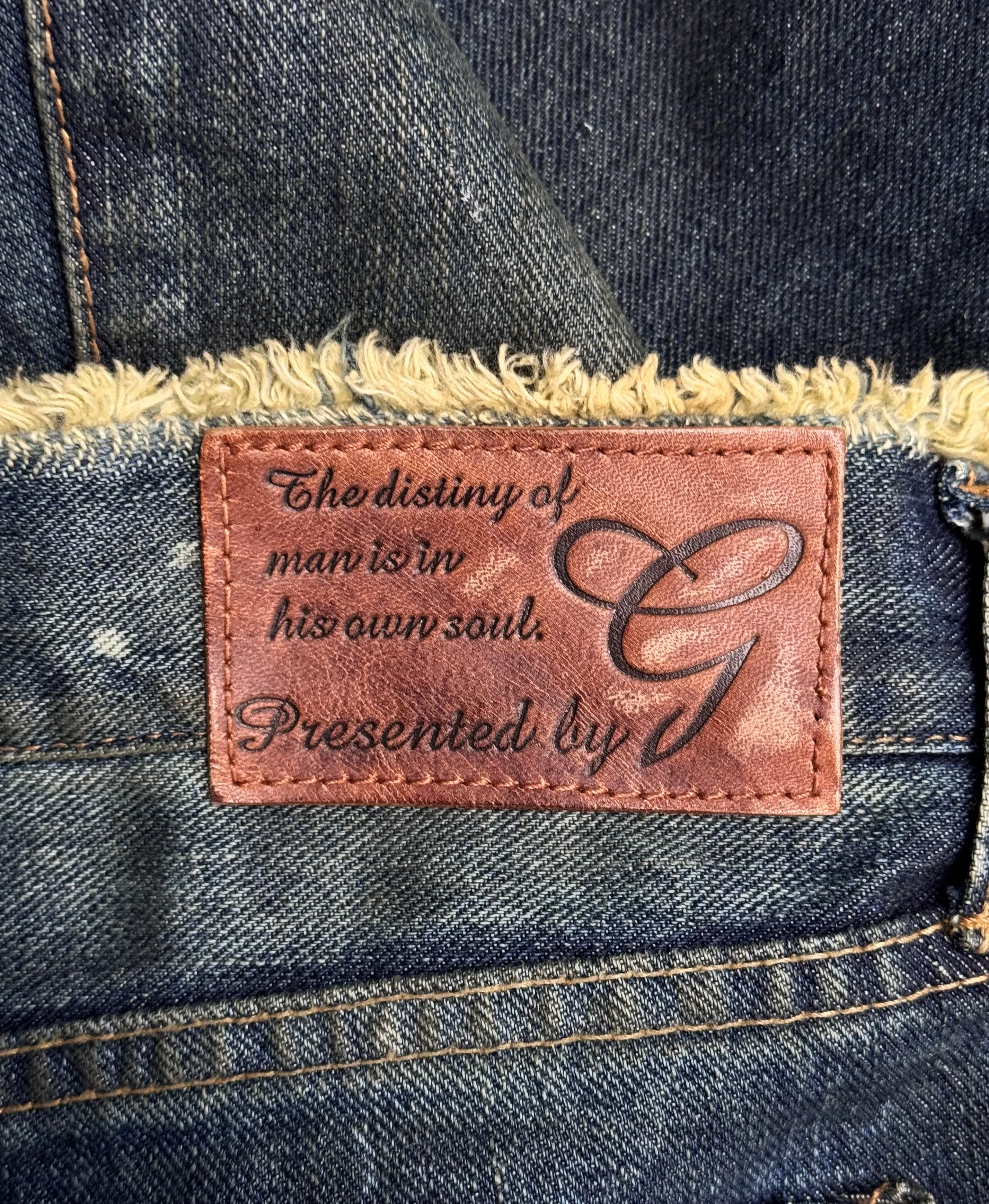 G.O.A Early 00s Acid Washed Blue Bell-bottom Flare Denim