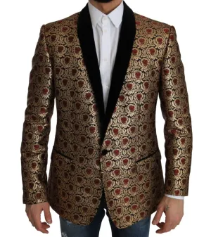 Gold Jacquard MARTINI Baroque Blazer