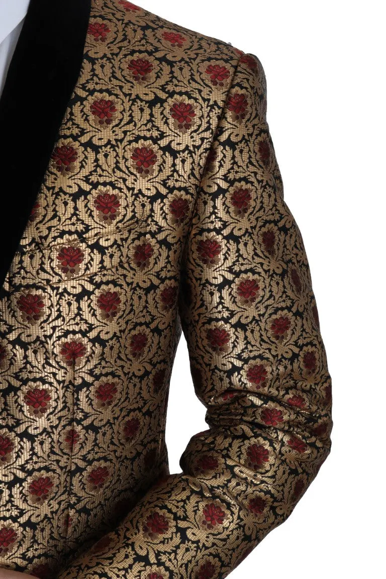 Gold Jacquard MARTINI Baroque Blazer