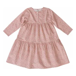 Goldie Dress - Mini Heart Print