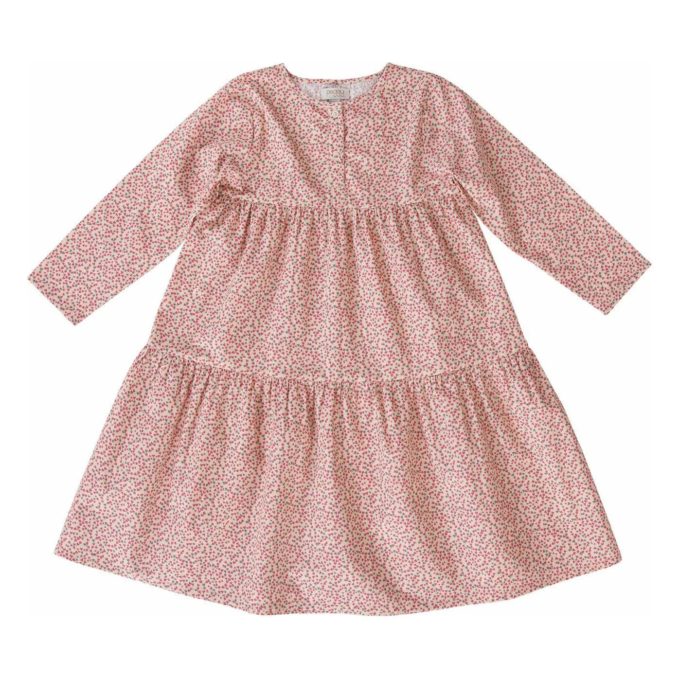 Goldie Dress - Mini Heart Print
