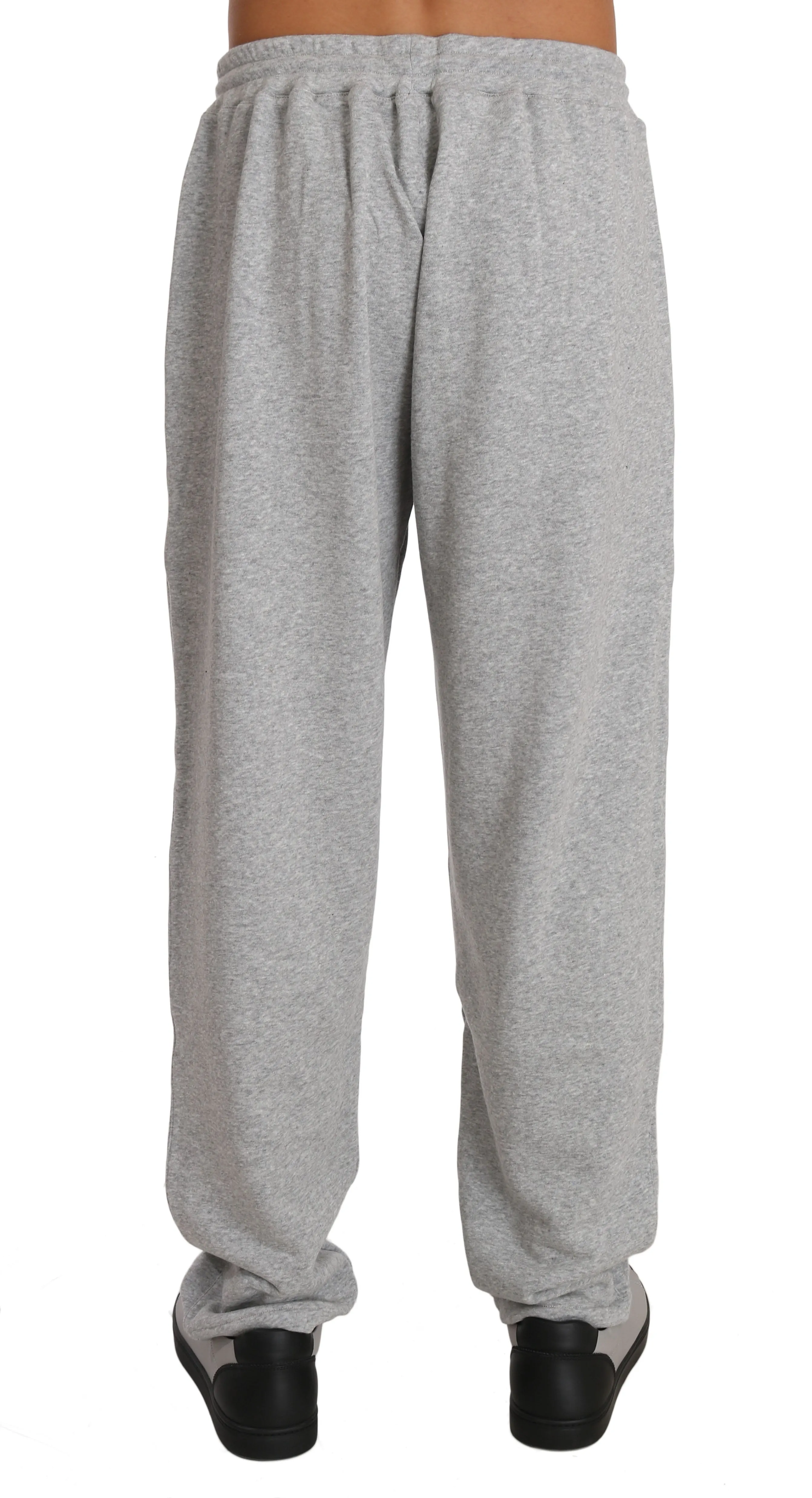 Gray Cotton Sweater Pants Tracksuit