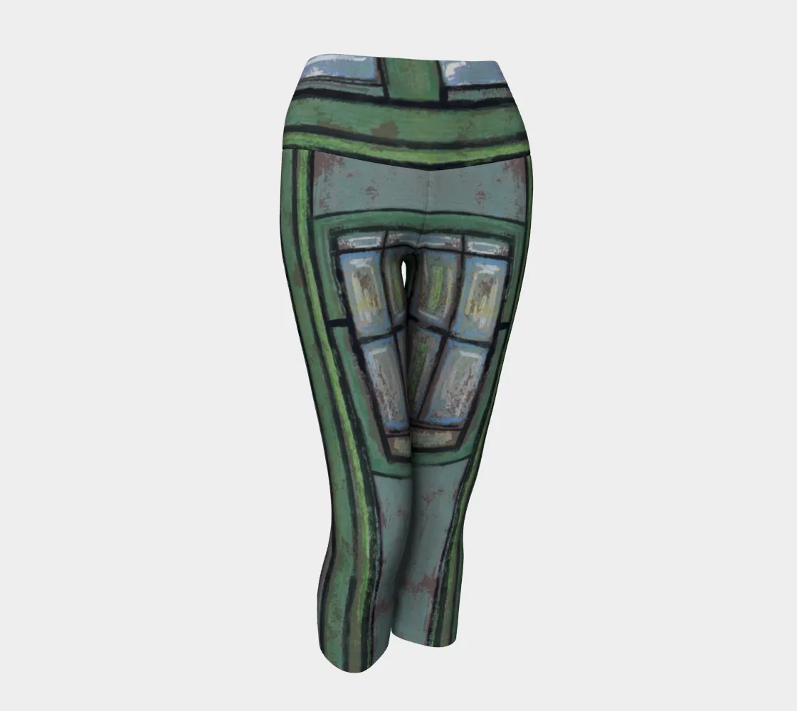 Green Gaze Yoga Capris