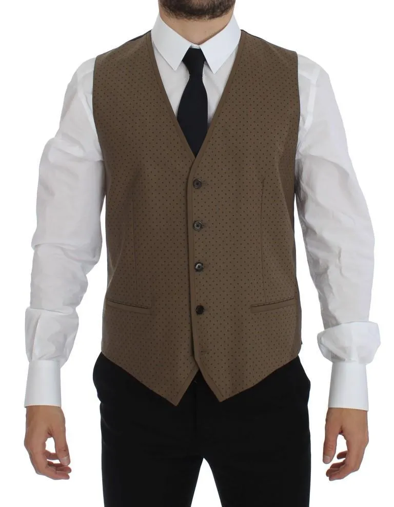 Green Polka Wool Stretch Blazer