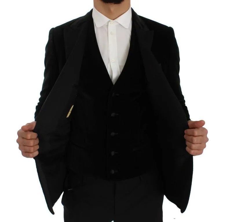 Green Velvet Slim Fit Blazer Jacket