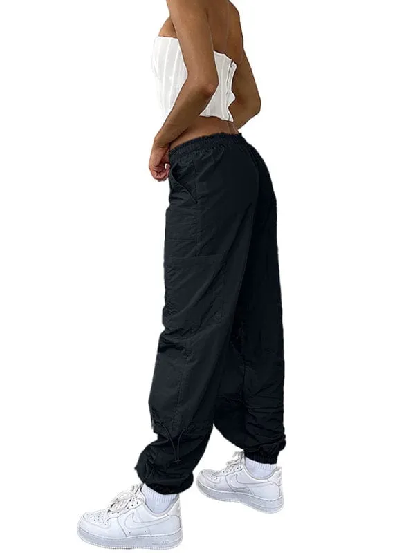 GYPSY GIRL - Loose Multi-Pocket Straight Cargo Pants