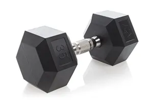 Hampton Fit DURA-BELL, Urethane Hexagon Dumbbell Pair, 17.5 LB