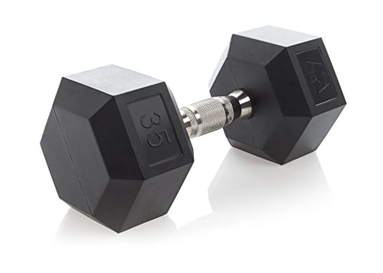 Hampton Fit DURA-BELL, Urethane Hexagon Dumbbell Pair, 17.5 LB