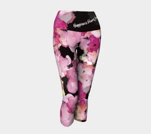Happiness Blooms - Yoga Capris