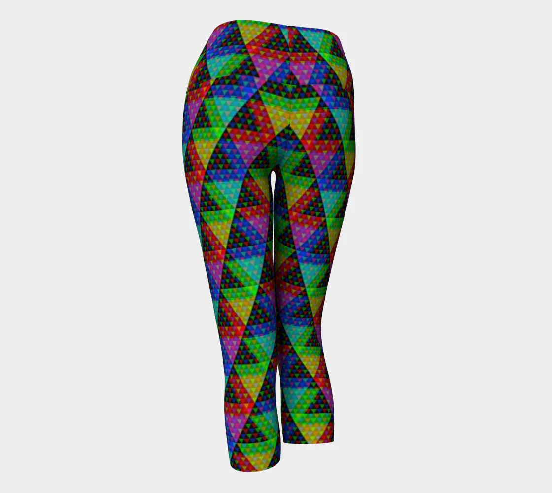 Harlequin Triangles Yoga Capris