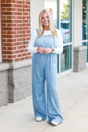 Have It Your Way Acid Wash Jumpsuit