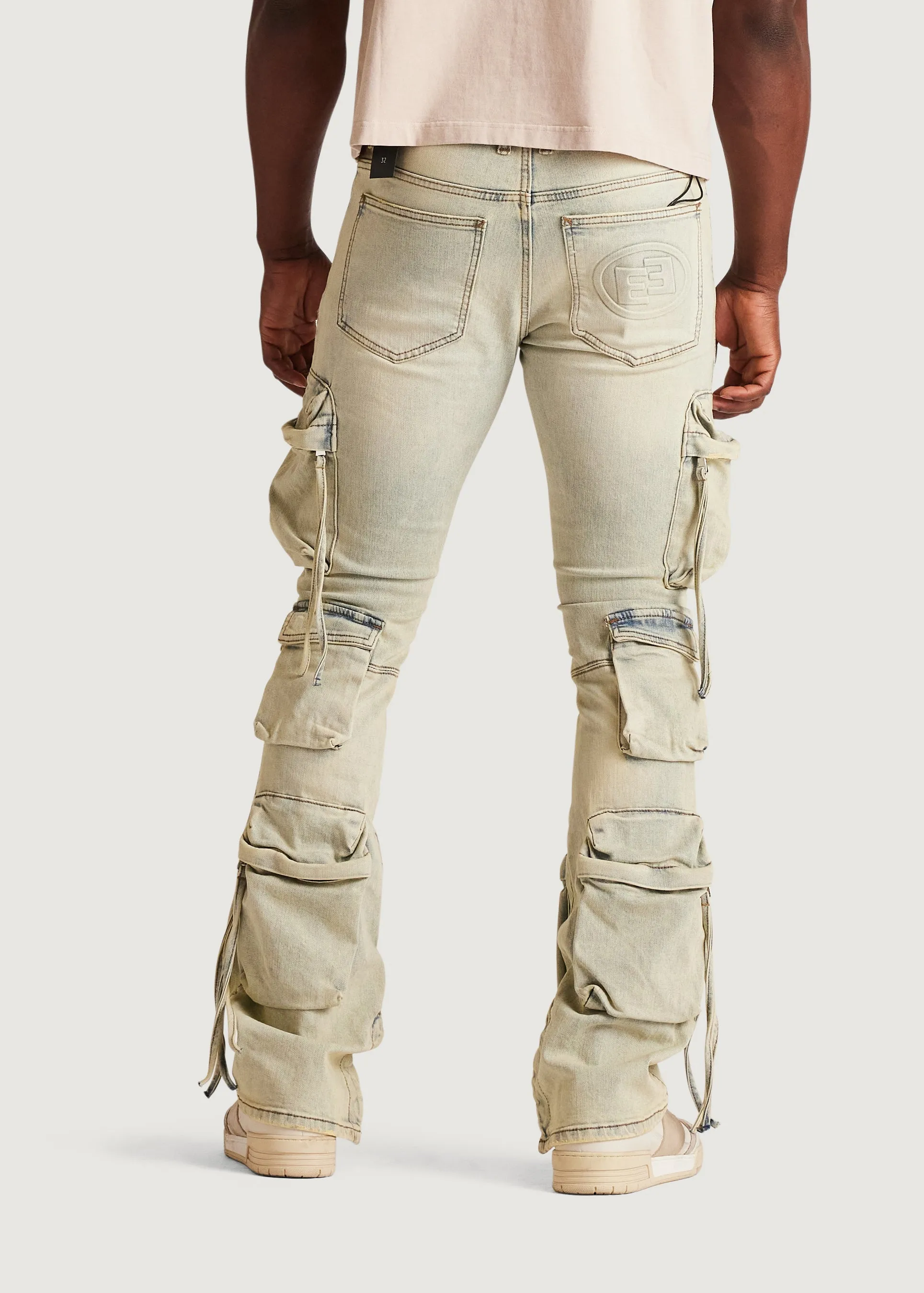 Hawk Flare Cargo Denim